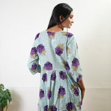 Violet roses cotton comfies
