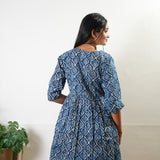 Indigo tie and dye cotton comfies