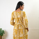 Mustard paisley cotton comfies