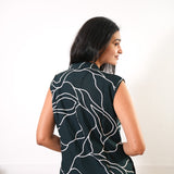 Forest green viscose co-ords set(attached sleeves)