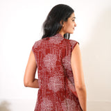 Rust brown viscose co-ords set (attached sleeves)