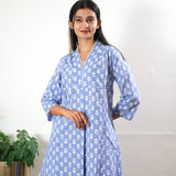 Lavender butta cotton maternity nursing co-ords set
