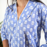 Lavender butta cotton maternity nursing co-ords set