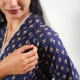 Midnight butta cotton maternity nursing co-ords set