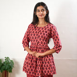 Ruby cotton button down comfies