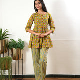 Moss cotton button down comfies