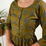 Fenugreek cotton button down comfies