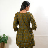 Fenugreek cotton button down comfies