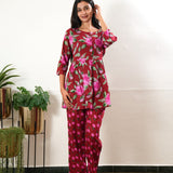 Rani pink button down comfies