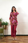 Rani pink button down comfies