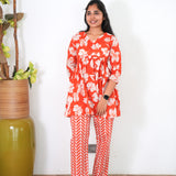 Tangerine cotton comfies