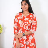 Tangerine cotton comfies