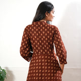 Rust orange butta cotton button down co-ords set
