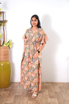 Sandalwood cotton kaftan