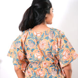 Sandalwood cotton kaftan
