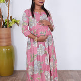 Mauve maternity nursing wear