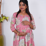 Mauve maternity nursing wear