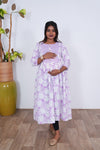 Lilac maternity nursing wear