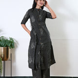 Black paisley cotton co-ords set