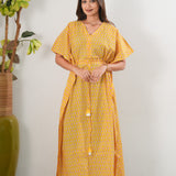 Tuscany cotton maternity nursing kaftan
