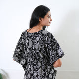 Onyx sunflower cotton kaftan