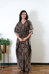 Walnut cotton kaftan