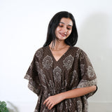 Walnut cotton kaftan