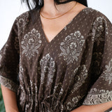 Walnut cotton kaftan