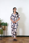 Blueberry cotton lounge sleep wear
