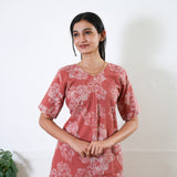 Rust orange cotton lounge sleep wear