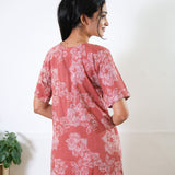 Rust orange cotton lounge sleep wear