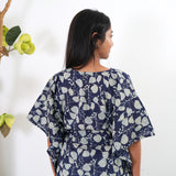 Royal blue cotton kaftan