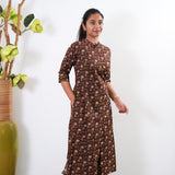 Burgundy floral cotton co-ords set