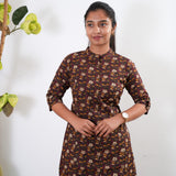 Burgundy floral cotton co-ords set