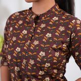 Burgundy floral cotton co-ords set
