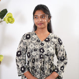 Grey and black cotton comfies