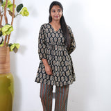 Striped cotton comfies