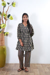 Striped cotton comfies