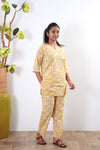 Butter yellow cotton sleep wear