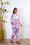 Lilac cotton sleep wear