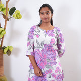 Lilac cotton sleep wear