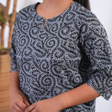 Powder blue cotton sleep wear