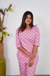 Lavender floral lounge-sleep wear