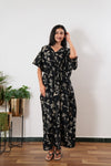 Snowflake cotton kaftan