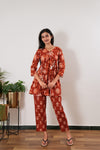 Tangerine cotton comfies