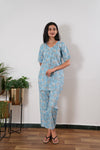 Aqua cotton sleep wear