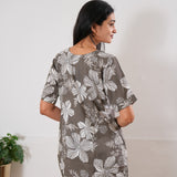 Grey cotton sleep wear