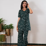 Forest green cotton sleep wear