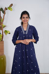 Royal blue cotton co-ords set