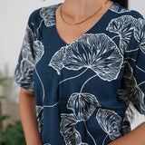 Midnight blue cotton sleep wear